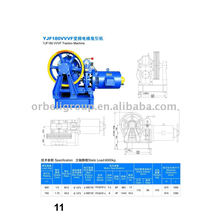 VVVF máquina de tracción de ascensor, motor